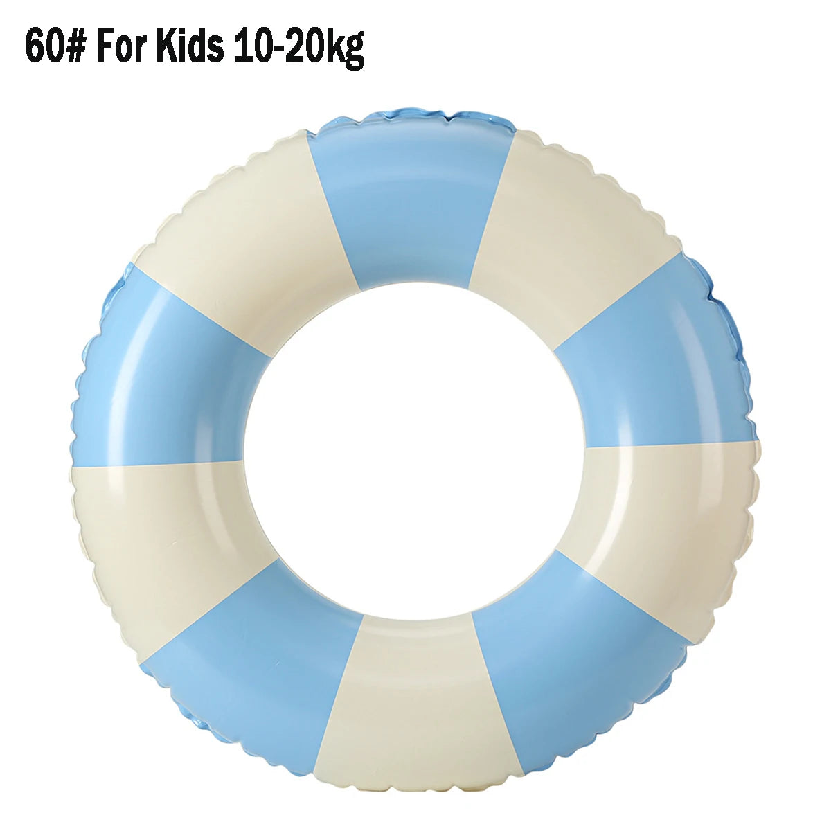 Inflatable Vintage Striped Pool Float | Stylish Swim Tube for All