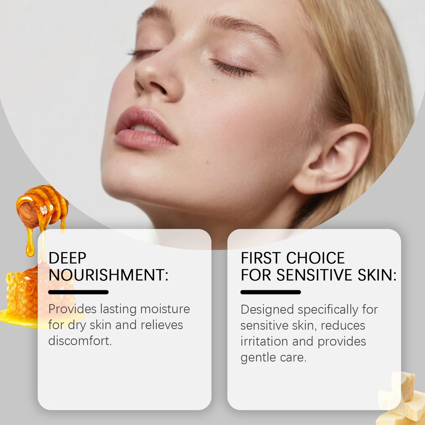 Honey & Beef Tallow Moisturizing Cream | Deep Nourishment & Care