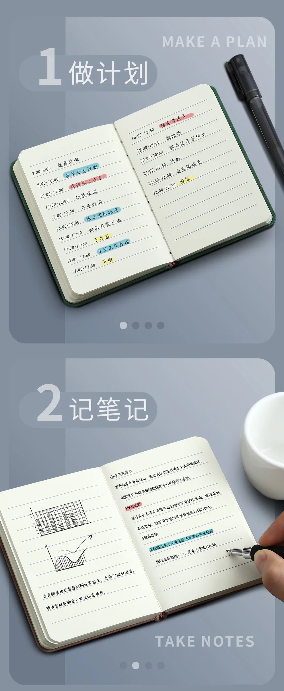 Mini Portable Notebook | Pocket Notepad for Office & School