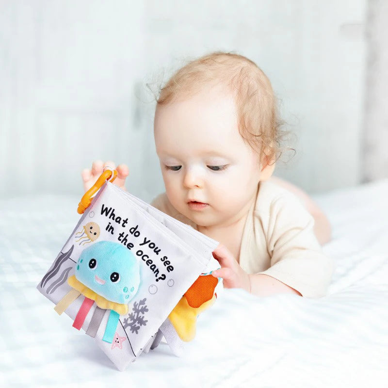 Soft Baby Cloth Animal Book | Engaging Sensory Learning Toy