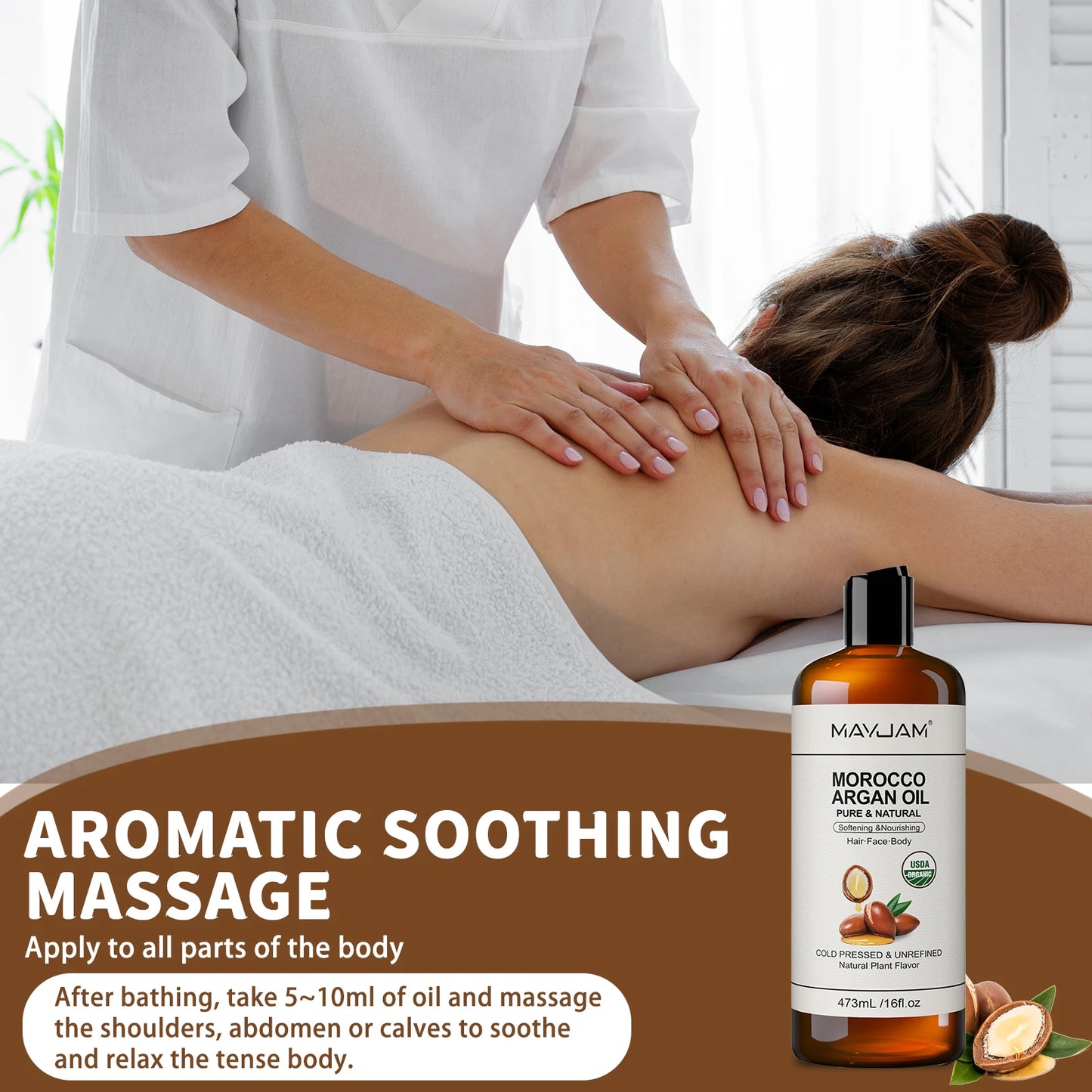 Organic Multi-Use Carrier Oil for Face, Hair & Massage