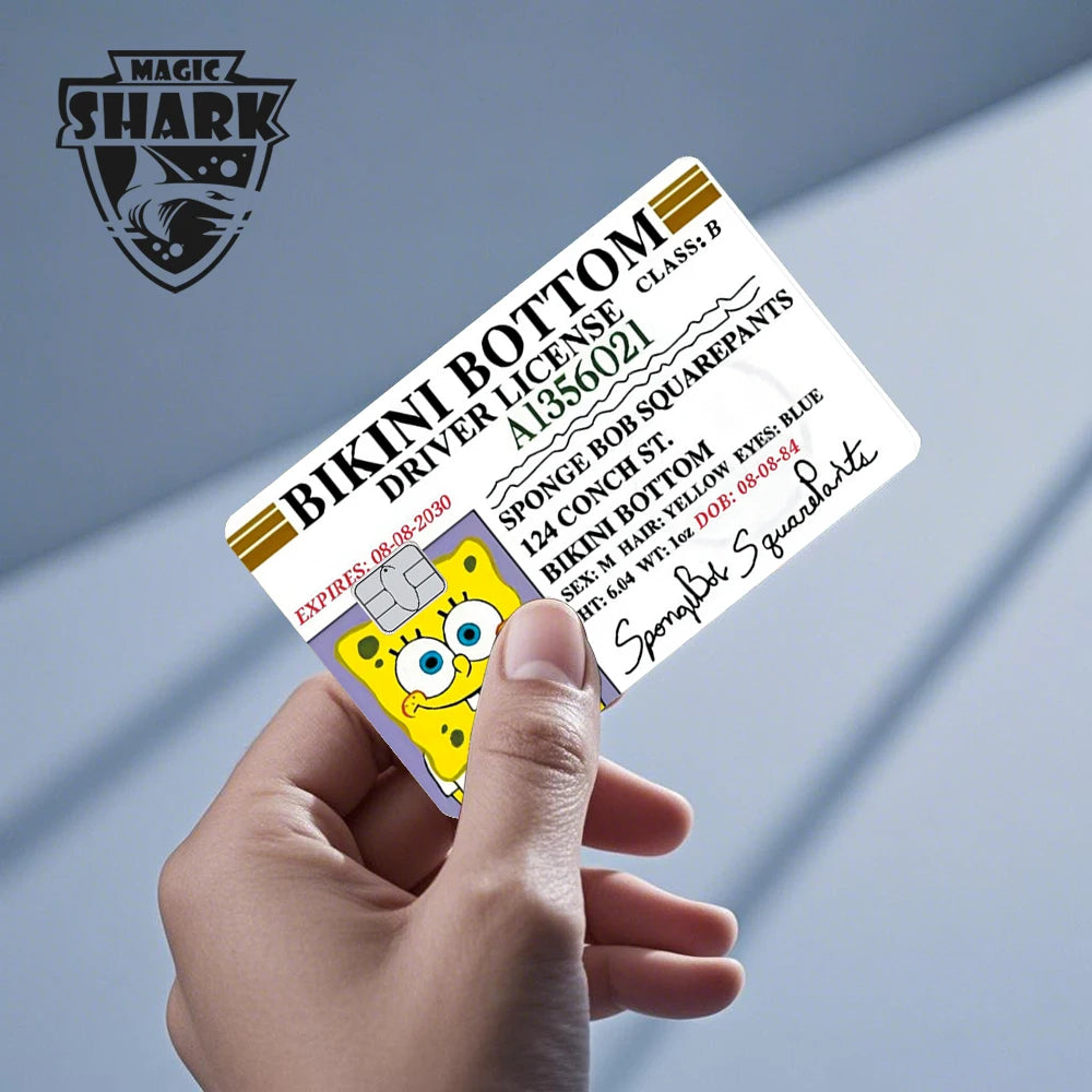 Cartoon Waterproof Skin Cover Sticker for Credit and Debit Cards