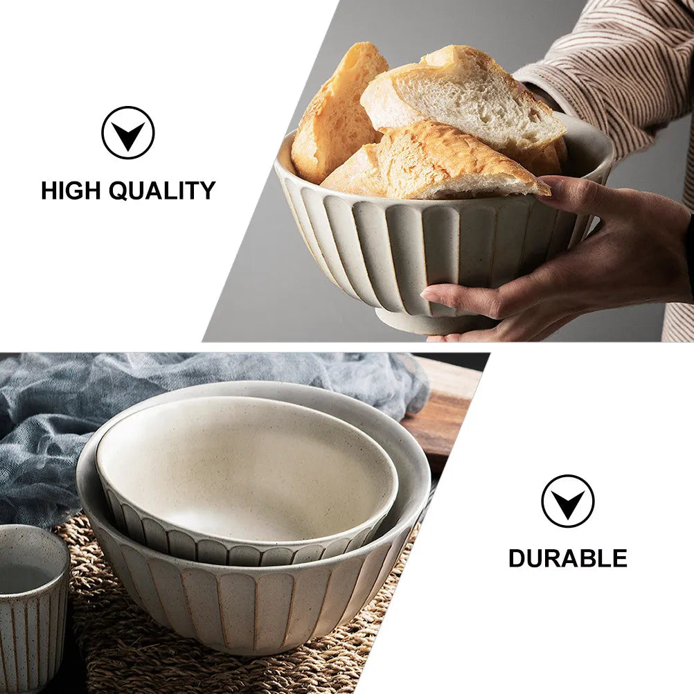 Premium Ceramic Noodle Bowl | Versatile Multifunctional Serving Dish