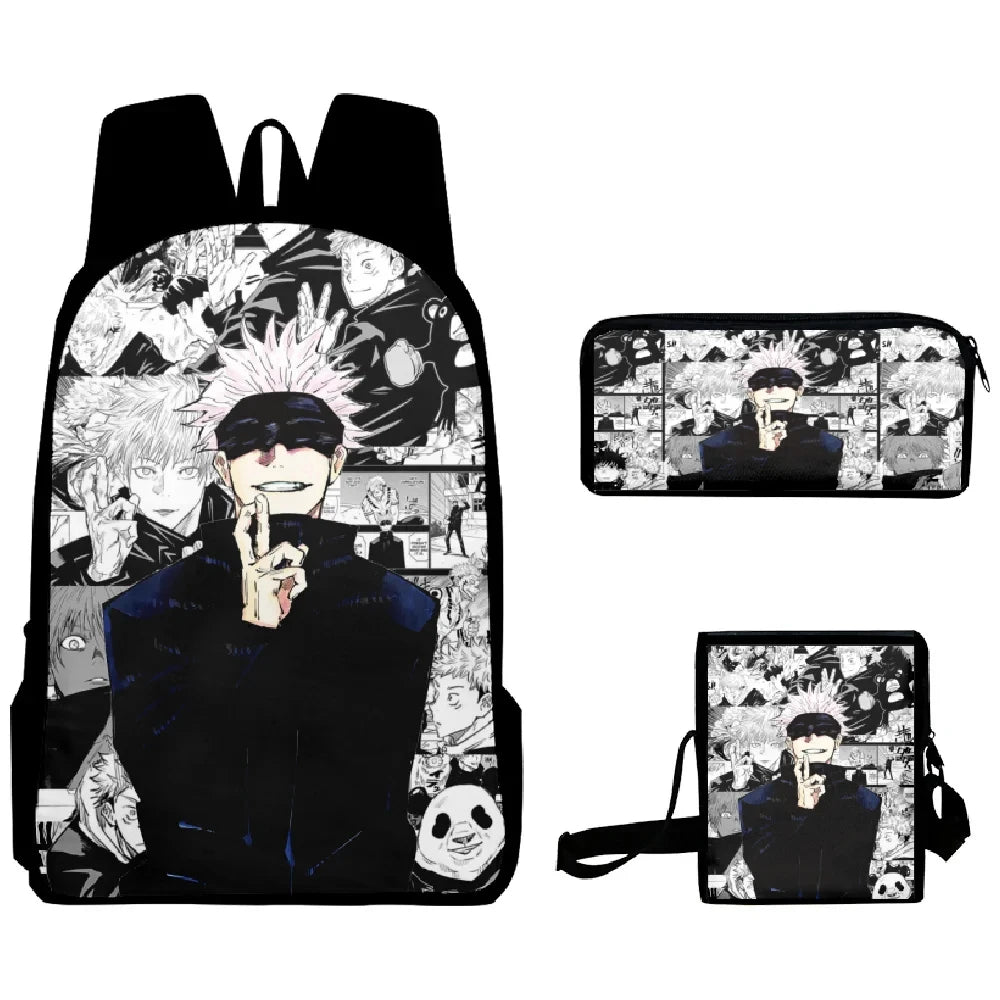 Anime-Inspired School Backpack | Trendy Laptop Bag for Teens