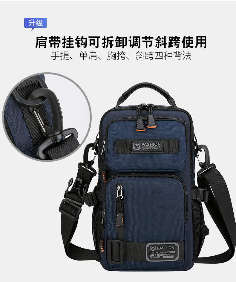 Men's Fashion Oxford Waist Pack | Versatile Casual Chest Bag