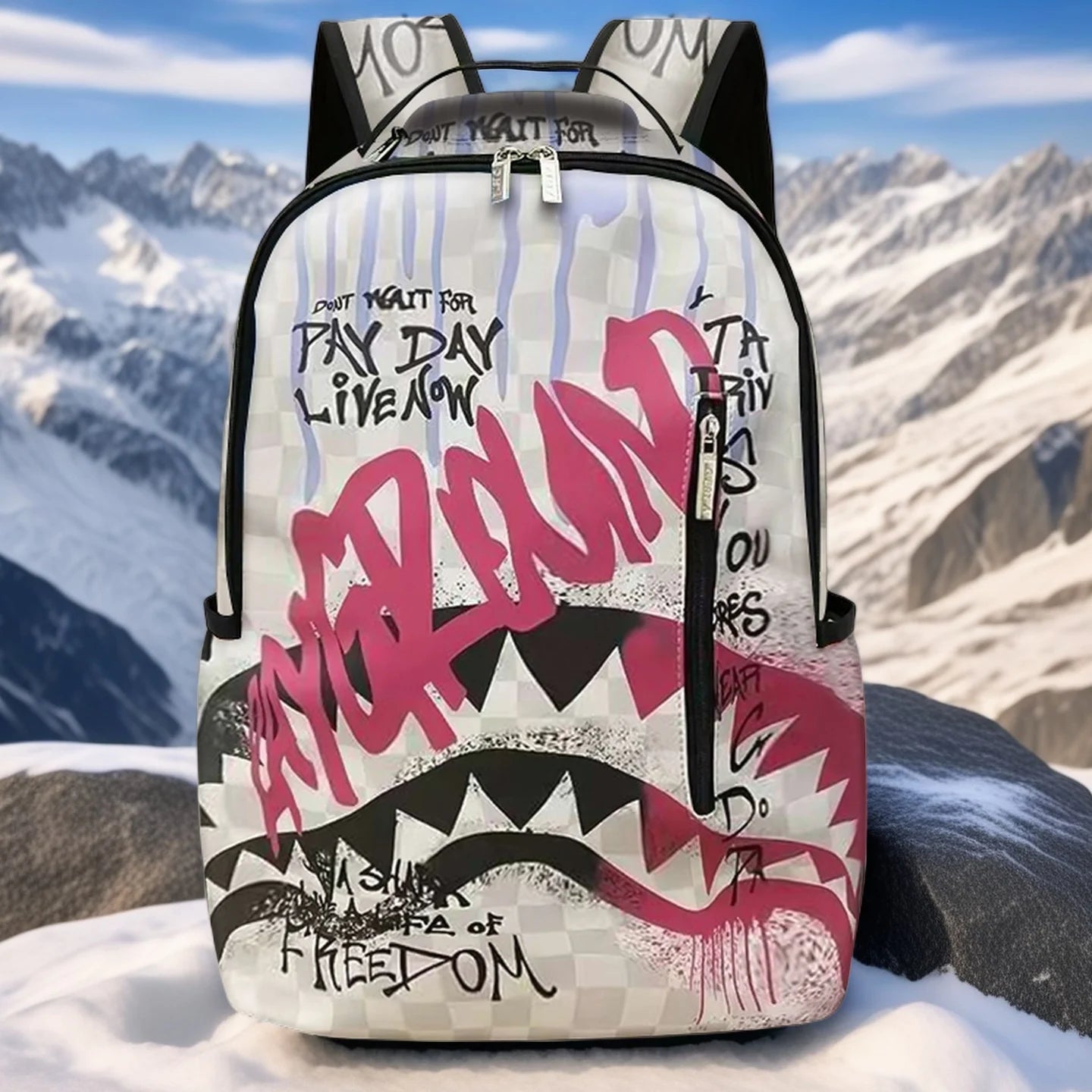 Trendy Hip-Hop Street-Style Backpack | Large Capacity Commuter Bag
