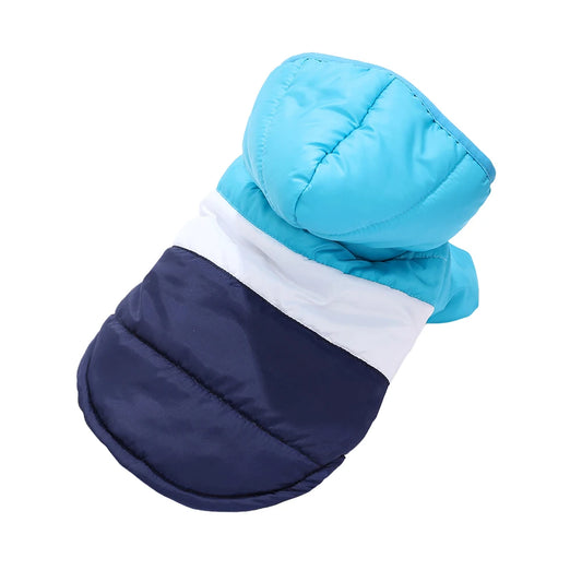 Chaqueta cálida cortavientos con capucha para mascotas | Mantente abrigado y con estilo