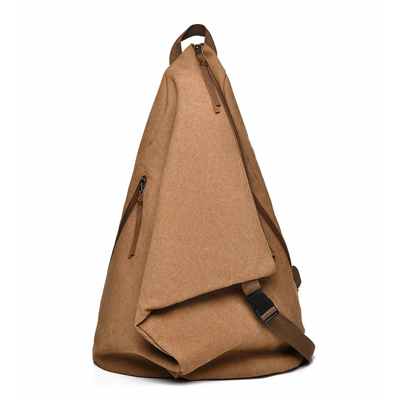 Large Capacity Canvas Backpack for Travel & Commute | Stylish & Versatile