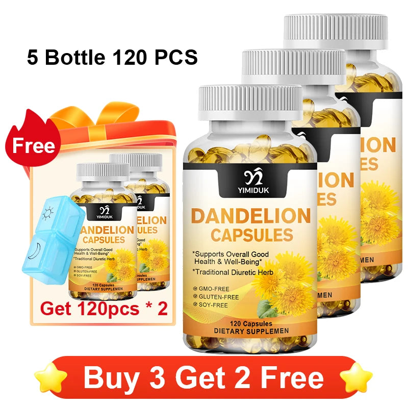 Dandelion Supplement for Liver & Kidney Health Support