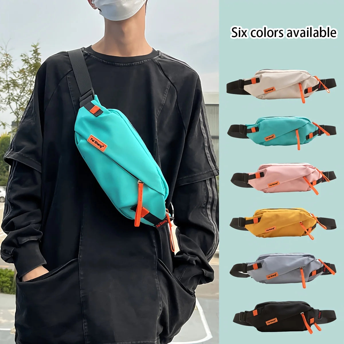Versatile Japanese-Style Chest Bag | Large Capacity Crossbody Bag