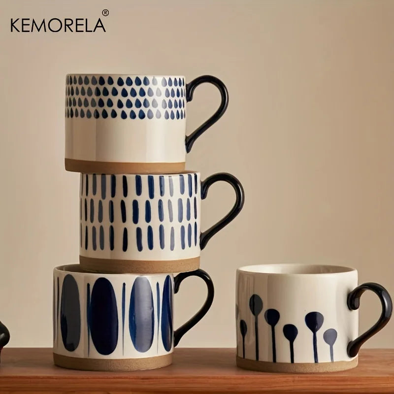 Japanese Ceramic Coffee Mug | Elegant Breakfast Drinkware