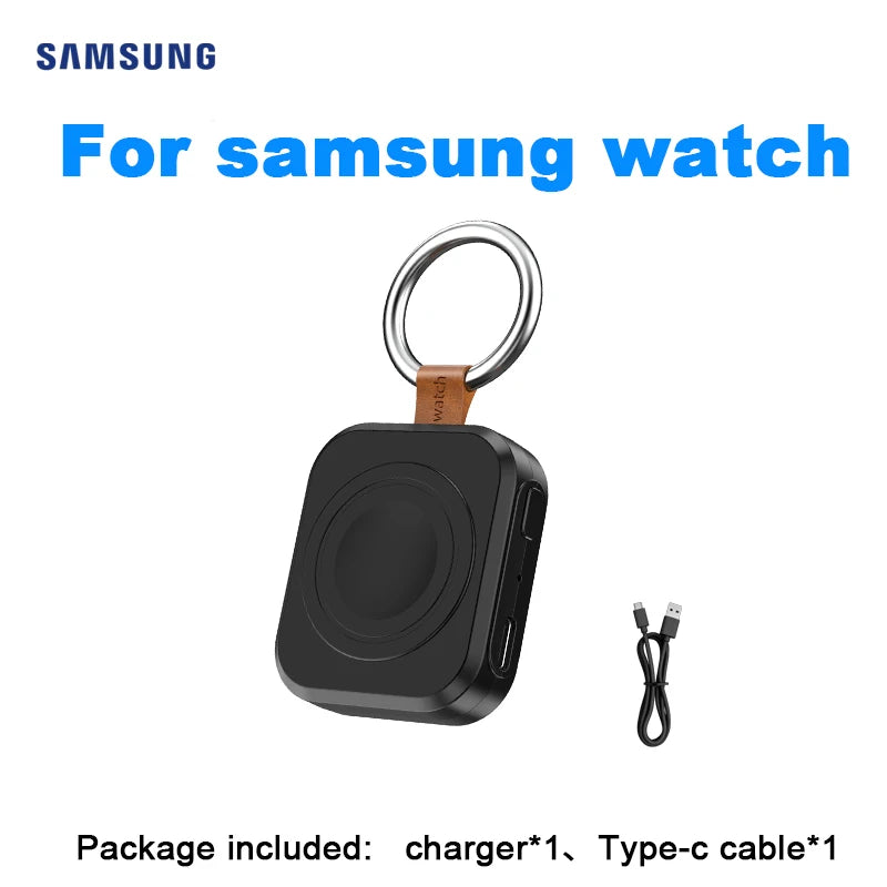 Portable Wireless Fast Charger for Galaxy Watch | Travel-Friendly Power Bank