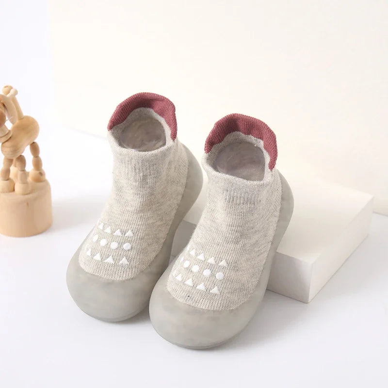 Cute Cartoon Baby Socks Shoes | Soft Rubber Sole for First Walkers