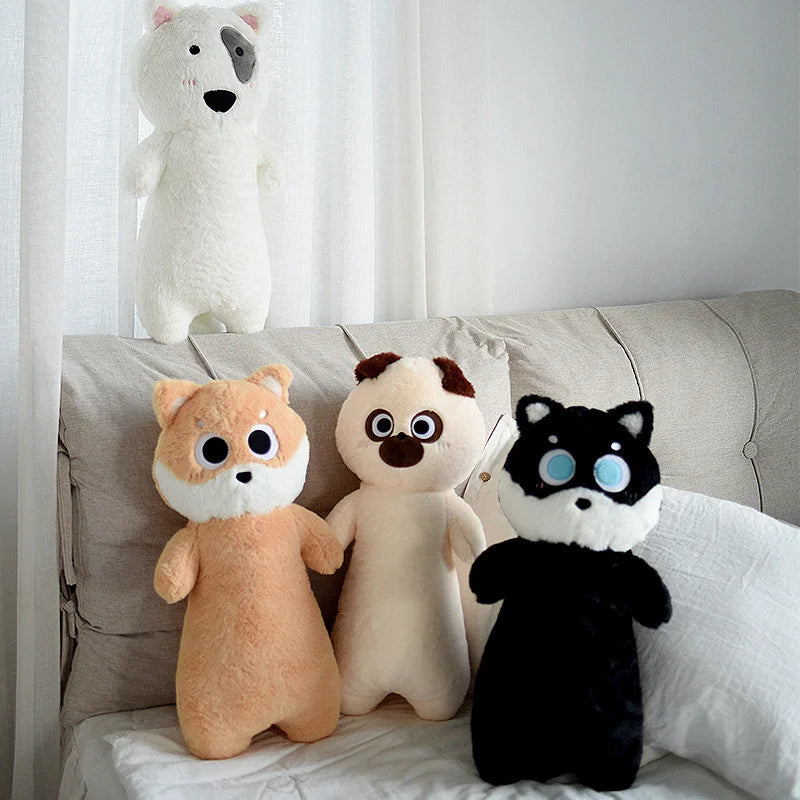 Lifelike Siamese Cat Plush Toy | Hug Cushion for Kids & Home Decor