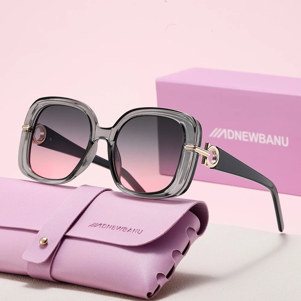 Trendy Square Frame Sunglasses for Men & Women | UV400 Protection