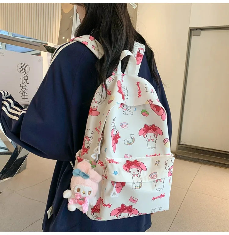 Kawaii Anime Girl Backpack | Large Capacity Student Bag