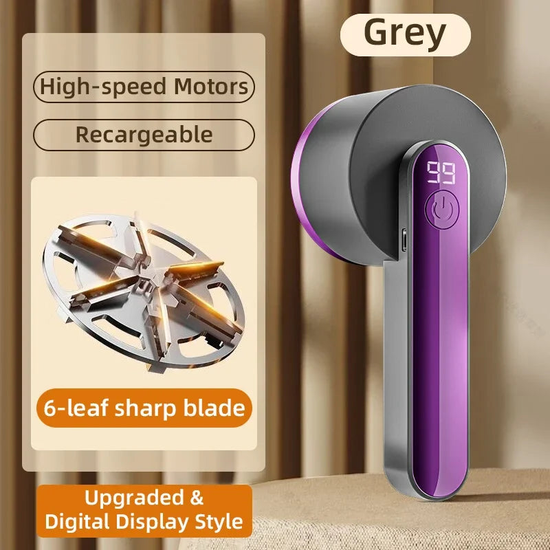 Electric Lint Remover | Portable Fabric Shaver with LED Display