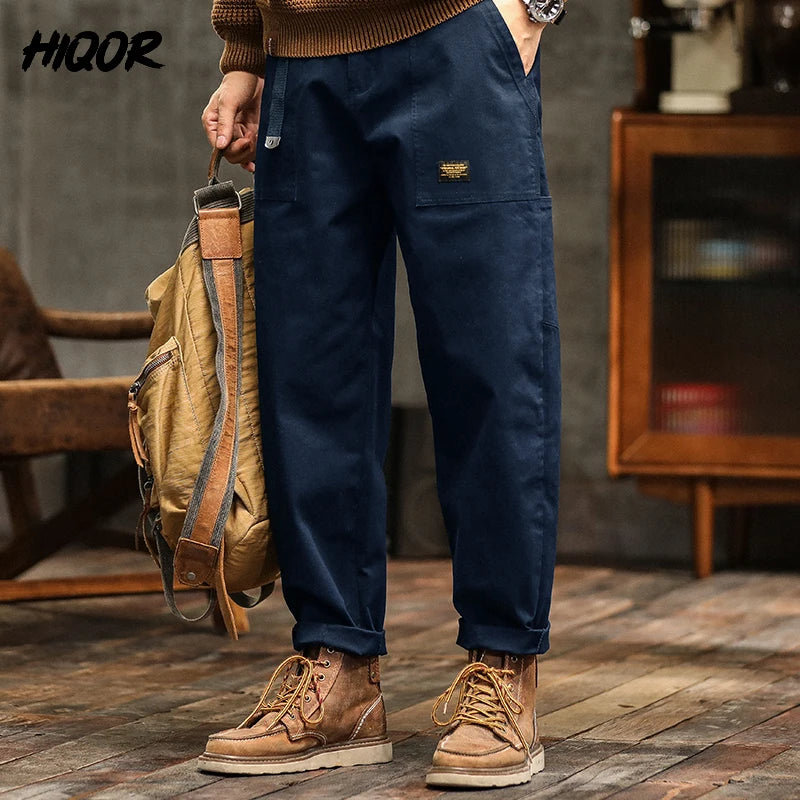 Men's Casual Cargo Pants | Comfortable Loose Fit Joggers