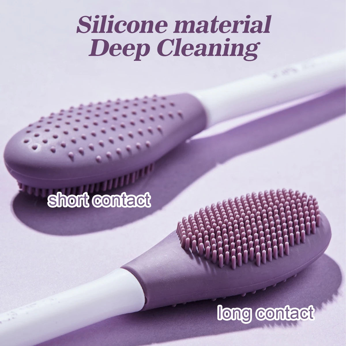 Dual-Use Silicone Facial Cleansing Brush | Deep Clean & Exfoliate