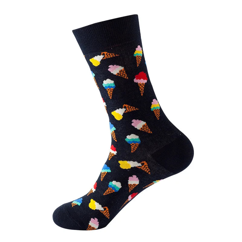 Unisex Combed Cotton Hip Hop Socks | Trendy & Fun Fashion