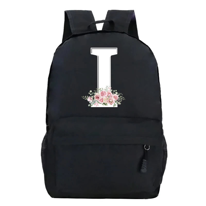 Stylish Pink Floral Backpack for College Students | Trendy Floral Design