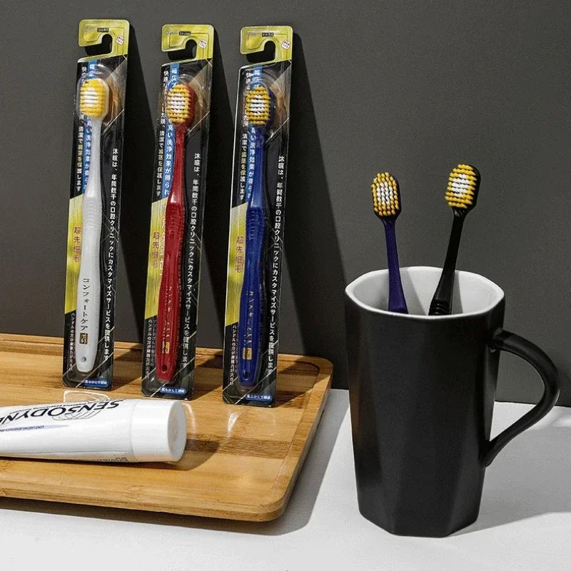 10pcs Ultra Soft Toothbrushes for Adults | Orthodontic Oral Care