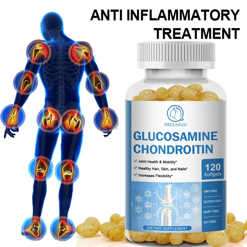 Vitamin D Glucosamine Chondroitin Capsules for Joint Relief