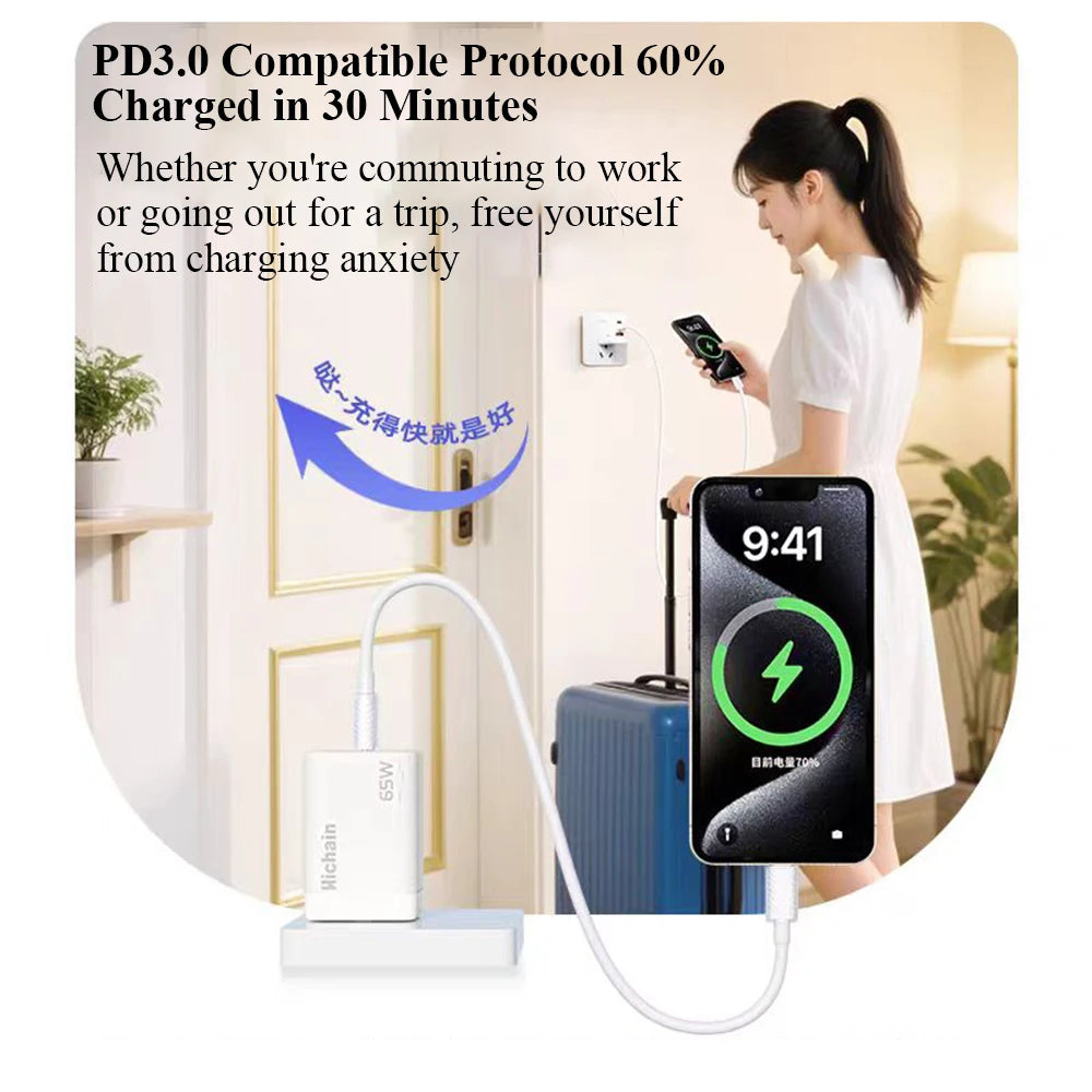USB C to Lightning Fast Charging Cable - 2 Pack, High Power