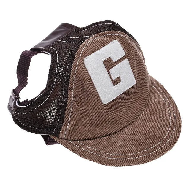 Dog Sunscreen Hat | Adjustable Baseball Cap for Outdoor Fun