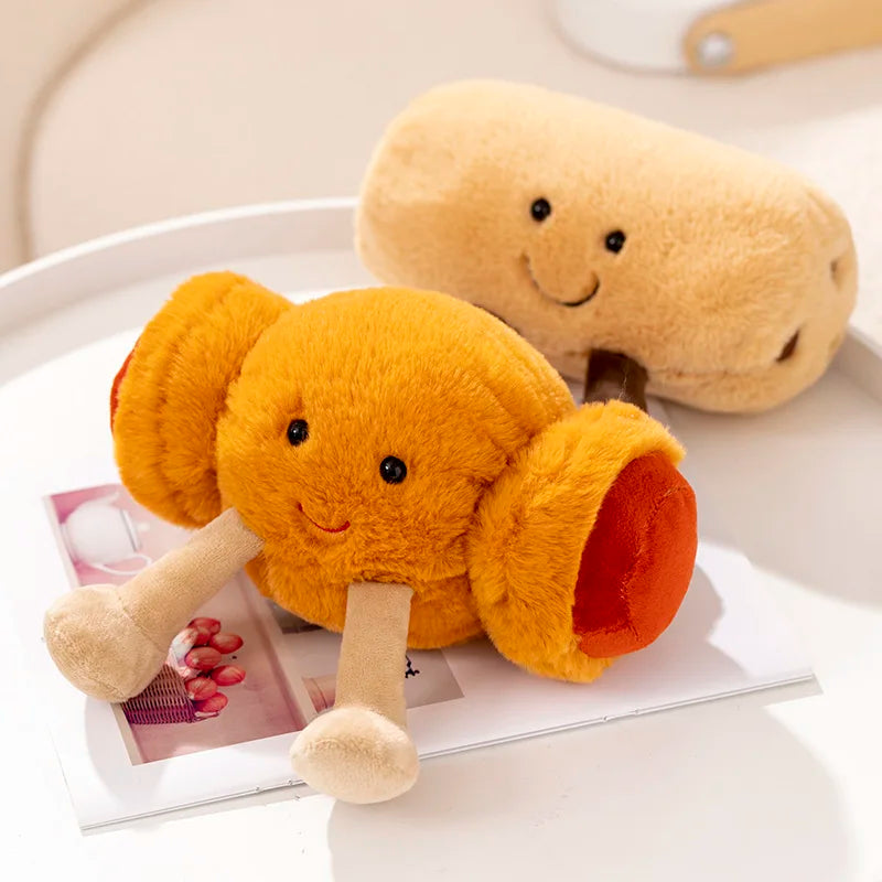 Cute Breakfast Egg Plush Pillow | Soft Food Doll Toy & Decor