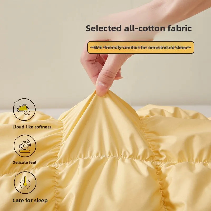 Soft Rectangular Support Pillow | Pineapple Design Sleep Cushion