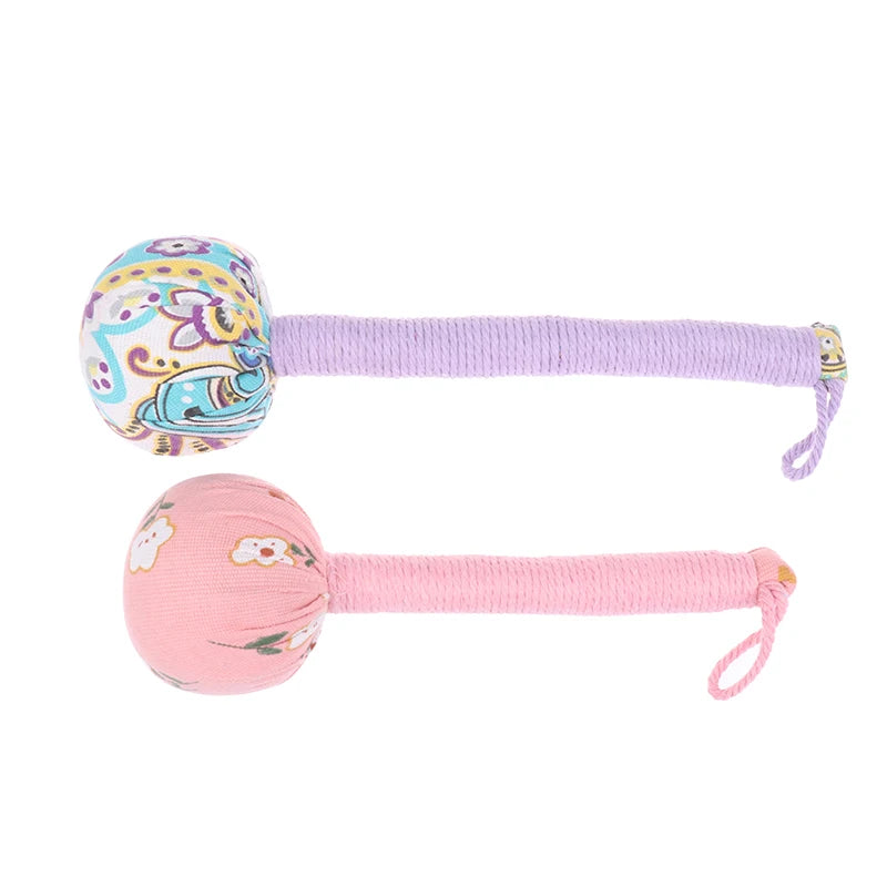 Long-Handled Wormwood Massage Hammer for Stress Relief