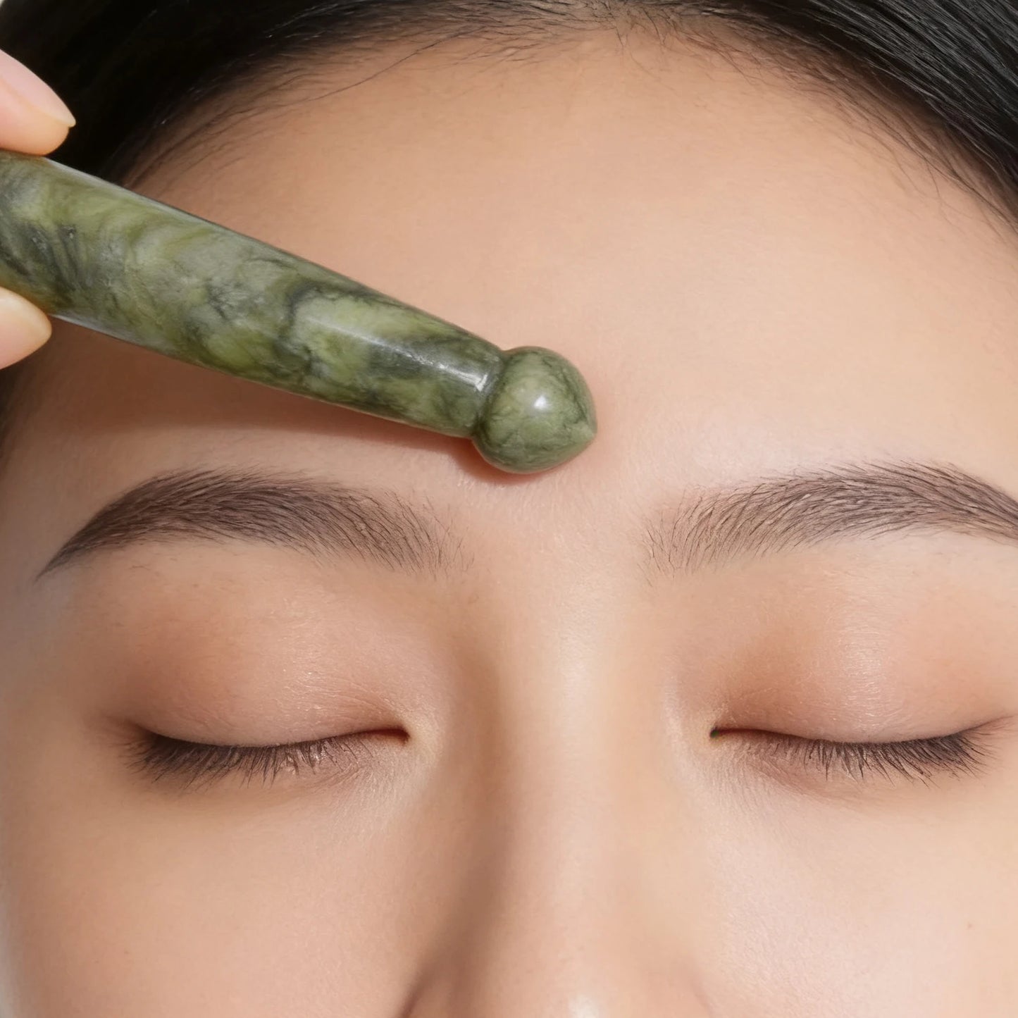 Natural Jade Gua Sha Acupuncture Pen for Deep Tissue Massage