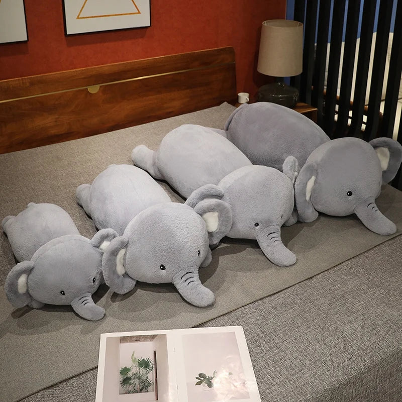 Giant Round Elephant Plush Doll | Cozy Home Decor Gift