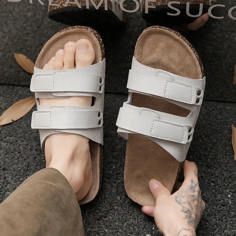 Men's Sandals, Fashionable and Versatile Casual Sandals for Couples, Suitable for Walking and Leisure, Suitable for Indoor and Outdoor Use, Beach-Friendly, Unisex, Suitable for All Seasons