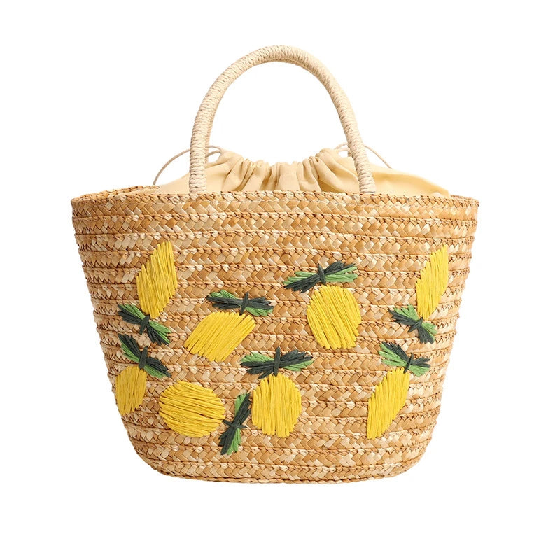 Casual Sweet Tote Bags | Perfect Straw Embroidery Shoulder Bag