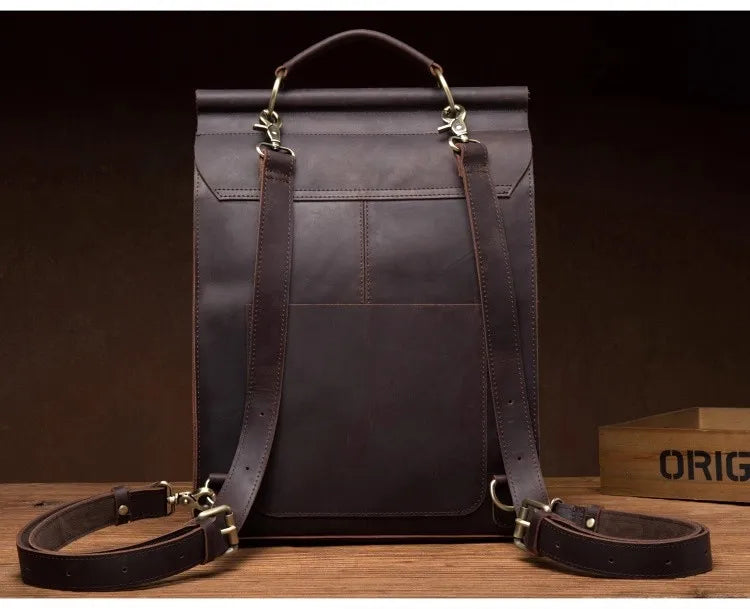Trendy Genuine Leather Backpacks for Men | Stylish Casual Bags