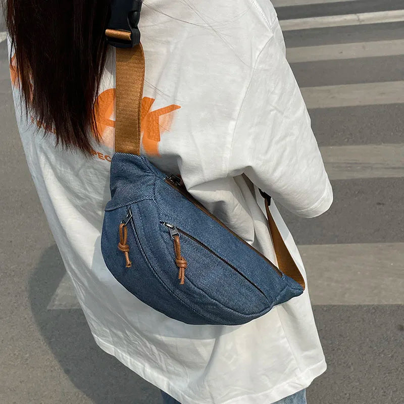 Casual Corduroy Belt Bags for Women | Stylish Fanny Pack