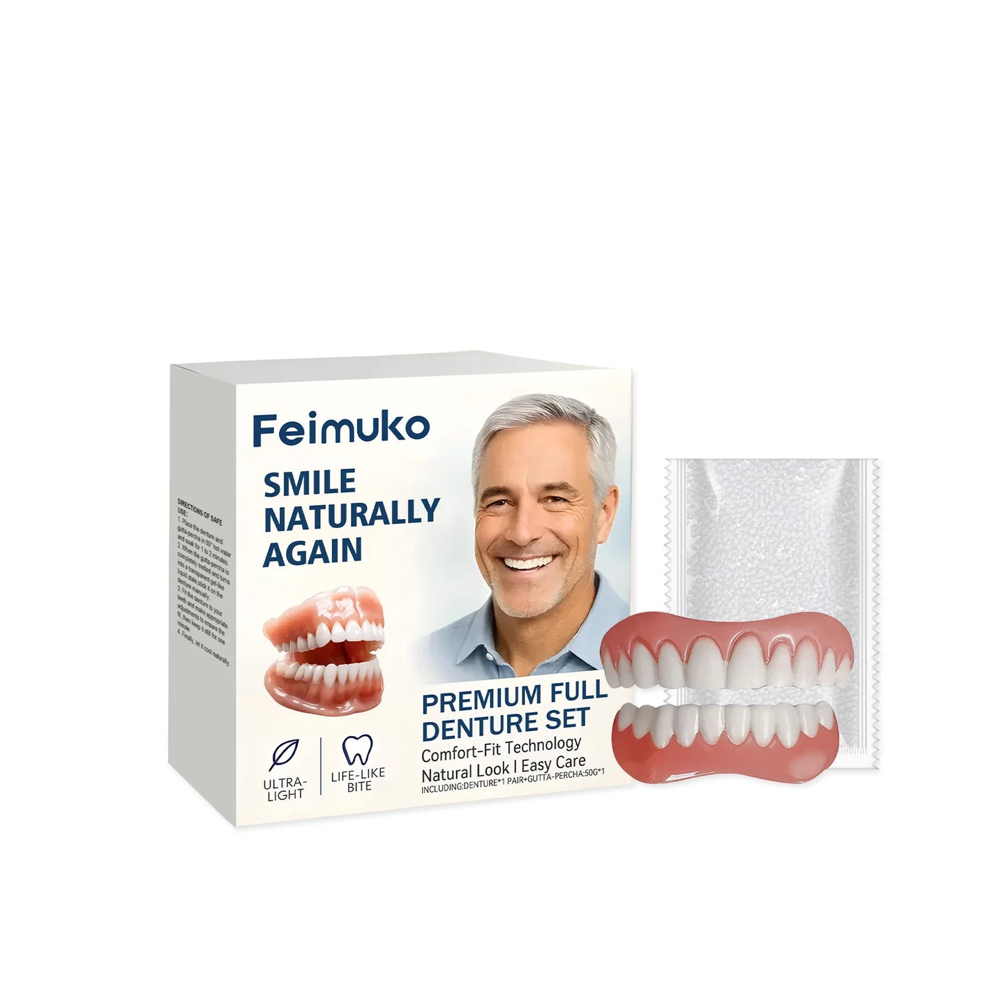 Senior-Focused Denture Care Kit | Comfort Fit & Easy Maintenance
