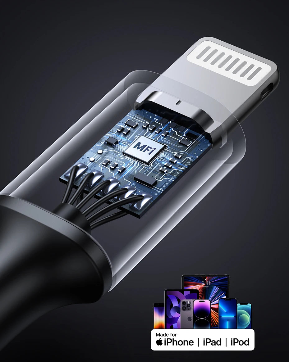Fast Charging USB C to Lightning Cable | Compatible with iPhone