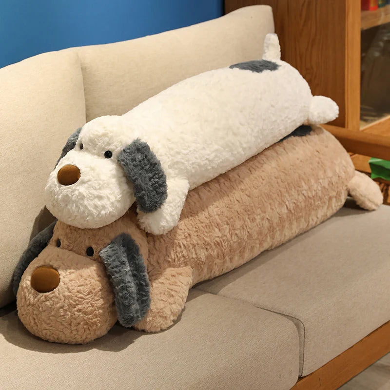 Cute Long-Haired Dog Plush Toy | Adorable Stuffed Animal Pillow