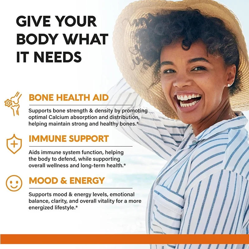 Plant-Based Vitamin D3 & K2 Gummies for Strong Bones and Heart Health