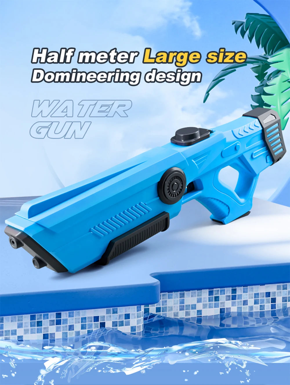 Electric Automatic Water Storage Spray Gun | Summer Fun