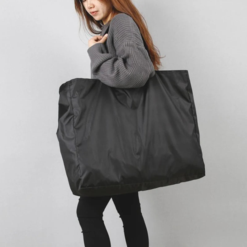 Large Capacity Reusable Zipper Grocery Totes | Washable Heavy Duty Bags