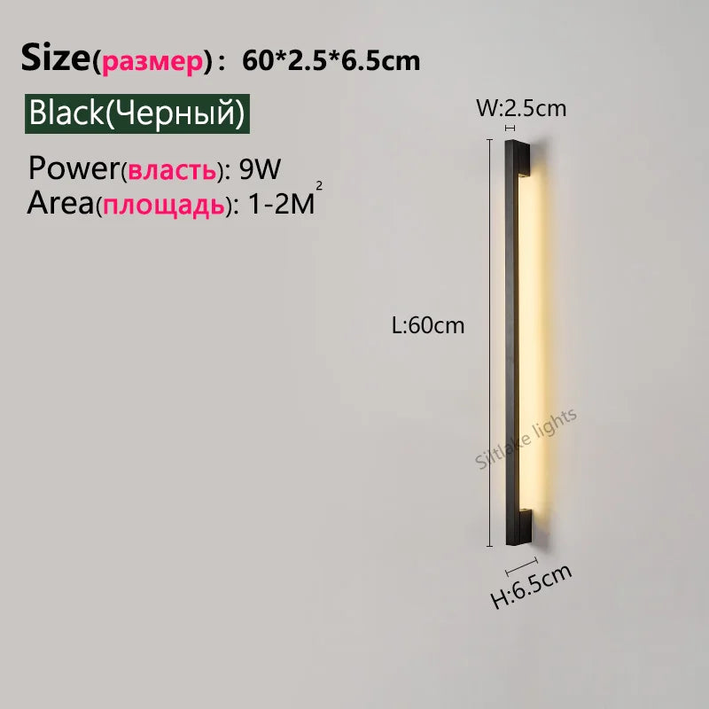 Lámparas de pared LED nórdicas modernas | Elegante decoración de iluminación interior