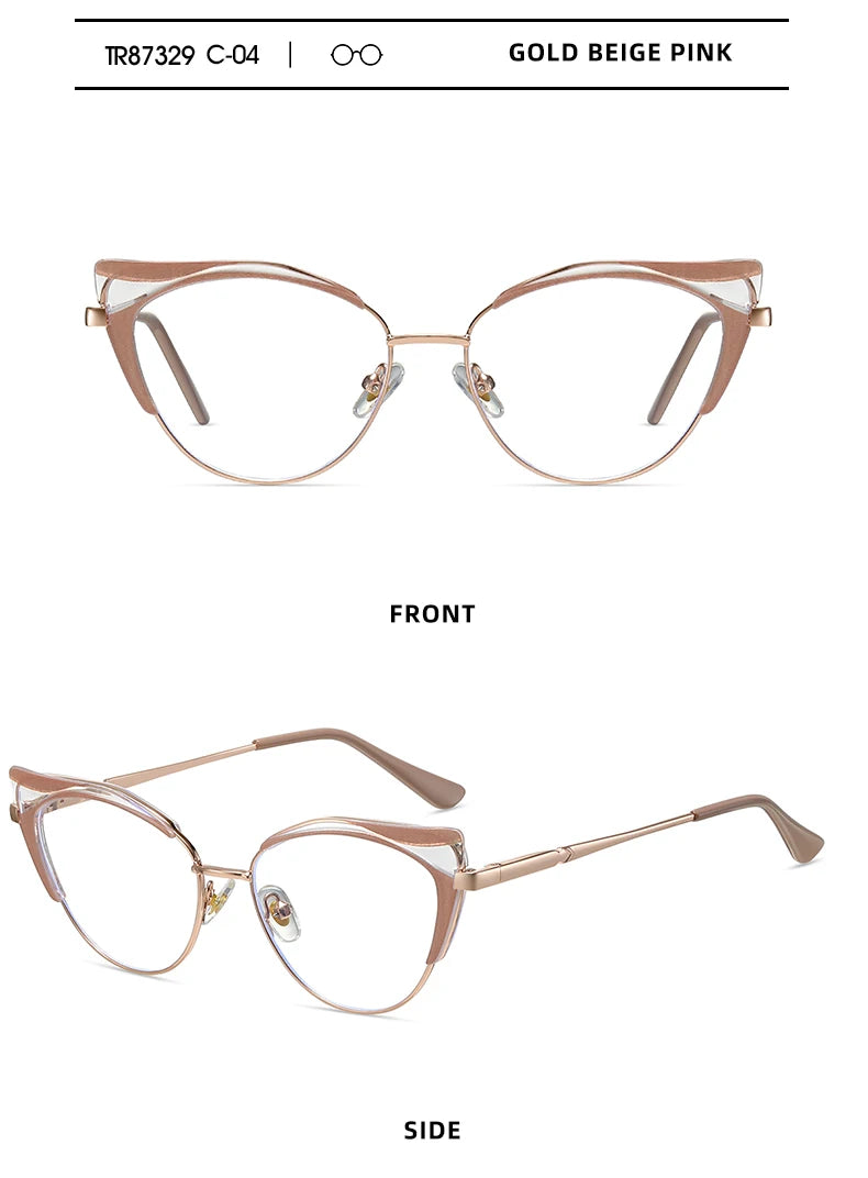 Stylish Women's Cateye Prescription Glasses | Elegant Optical Wear