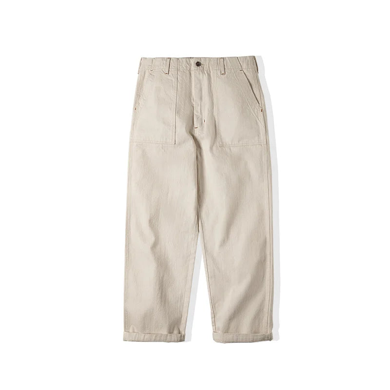 Men's Vintage Casual Loose Fit Cargo Pants | Comfortable Chino Trousers