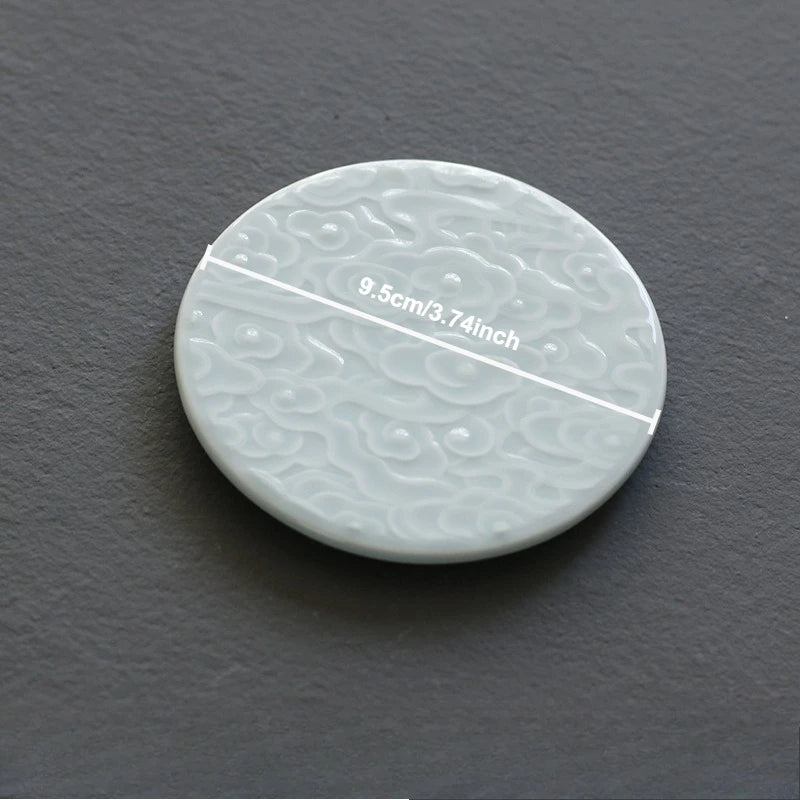 Ceramic Teacup Coaster | Elegant Tea Ceremony Accessories