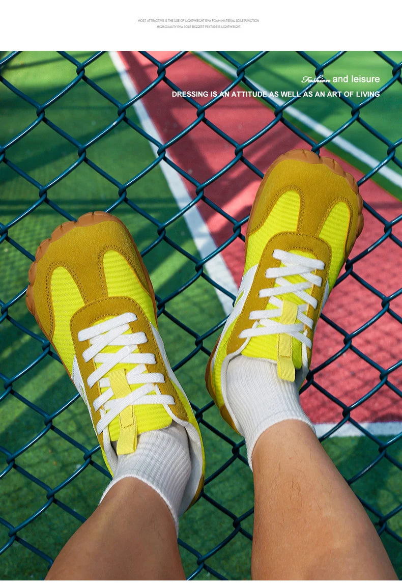 Wide Toe Barefoot Shoes Summer New Mens Womens Zero Drop Minimalist Sneakers Retro Outdoor Non Slip Walking Shoes Casual Sneaker