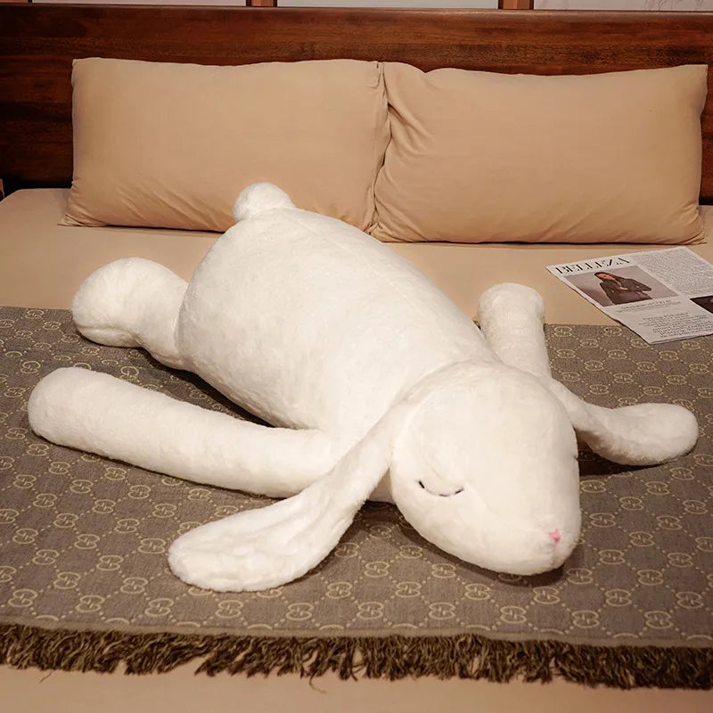 Giant Cute Cartoon Bunny Plush Toy | Soft Stuffed Rabbit Pillow